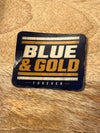 BLUE & GOLD FOREVER STICKER