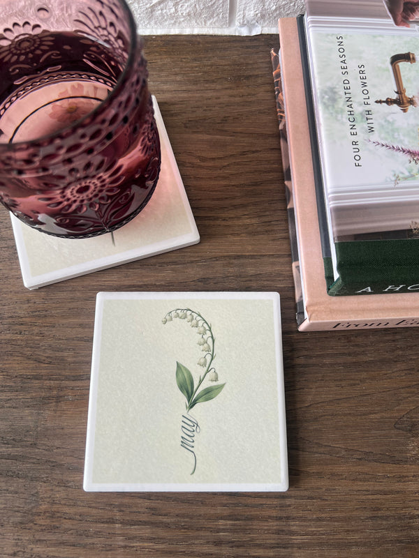 BIRTH FLOWER MONTH COASTER
