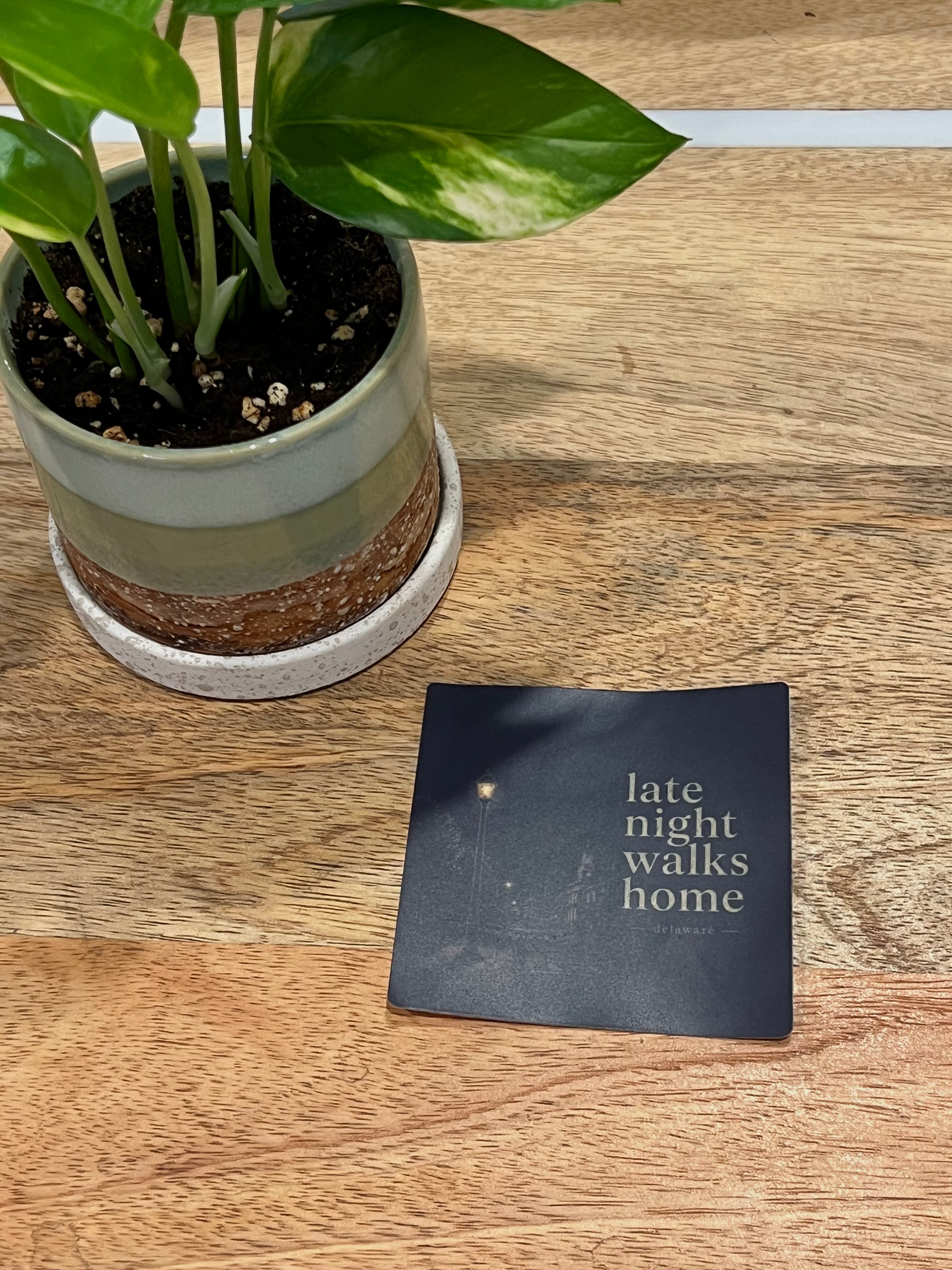 LATE NIGHT WALKS HOME STICKER