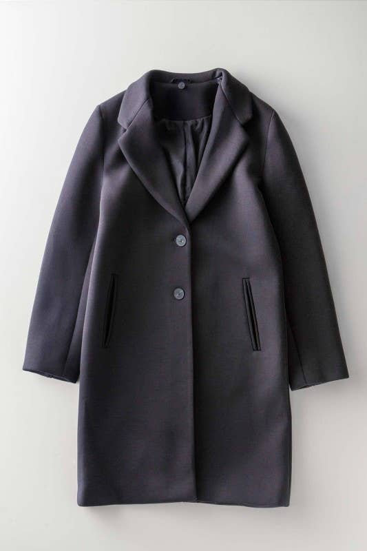 DETACHABLE HOODIE SCUBA COAT