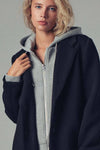 DETACHABLE HOODIE SCUBA COAT