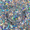 MACRO CHUNKY BODY GLITTER - SILVER-LUNAR
