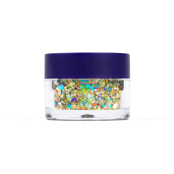 MACRO CHUNKY BODY GLITTER - GOLD-SOLAR