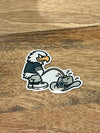 CLAVIN EAGLE STICKER