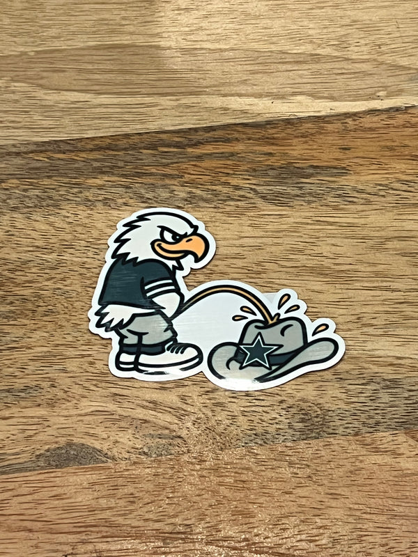 CLAVIN EAGLE STICKER