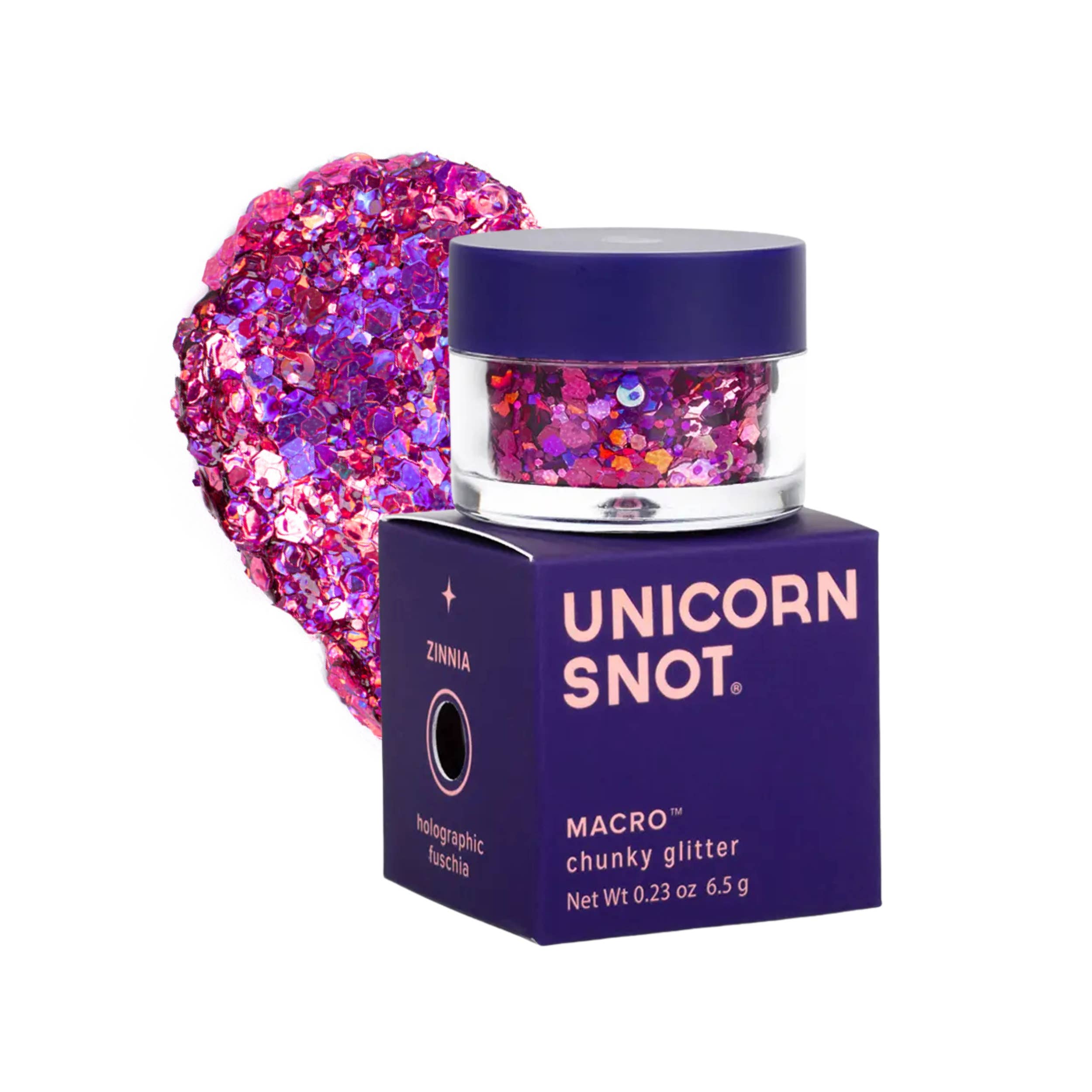 MACRO CHUNKY BODY GLITTER - FUCHSIA-ZINNIA