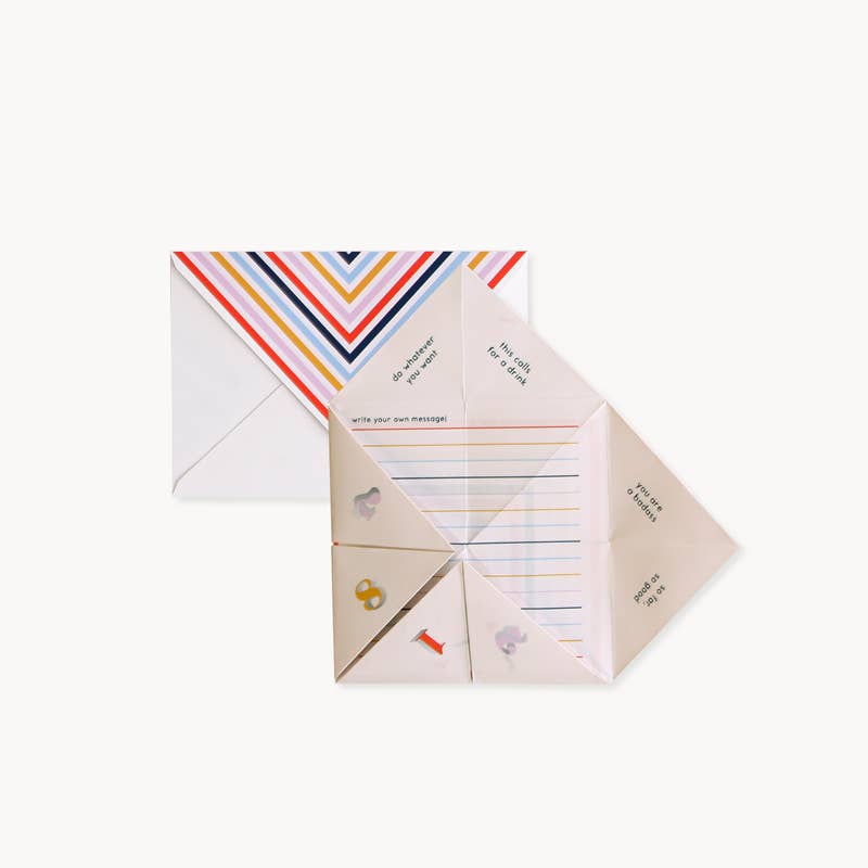 COOTIE CATCHER POP-UP CARD