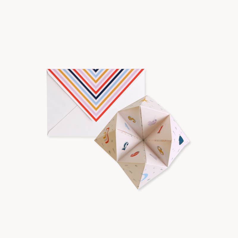 COOTIE CATCHER POP-UP CARD