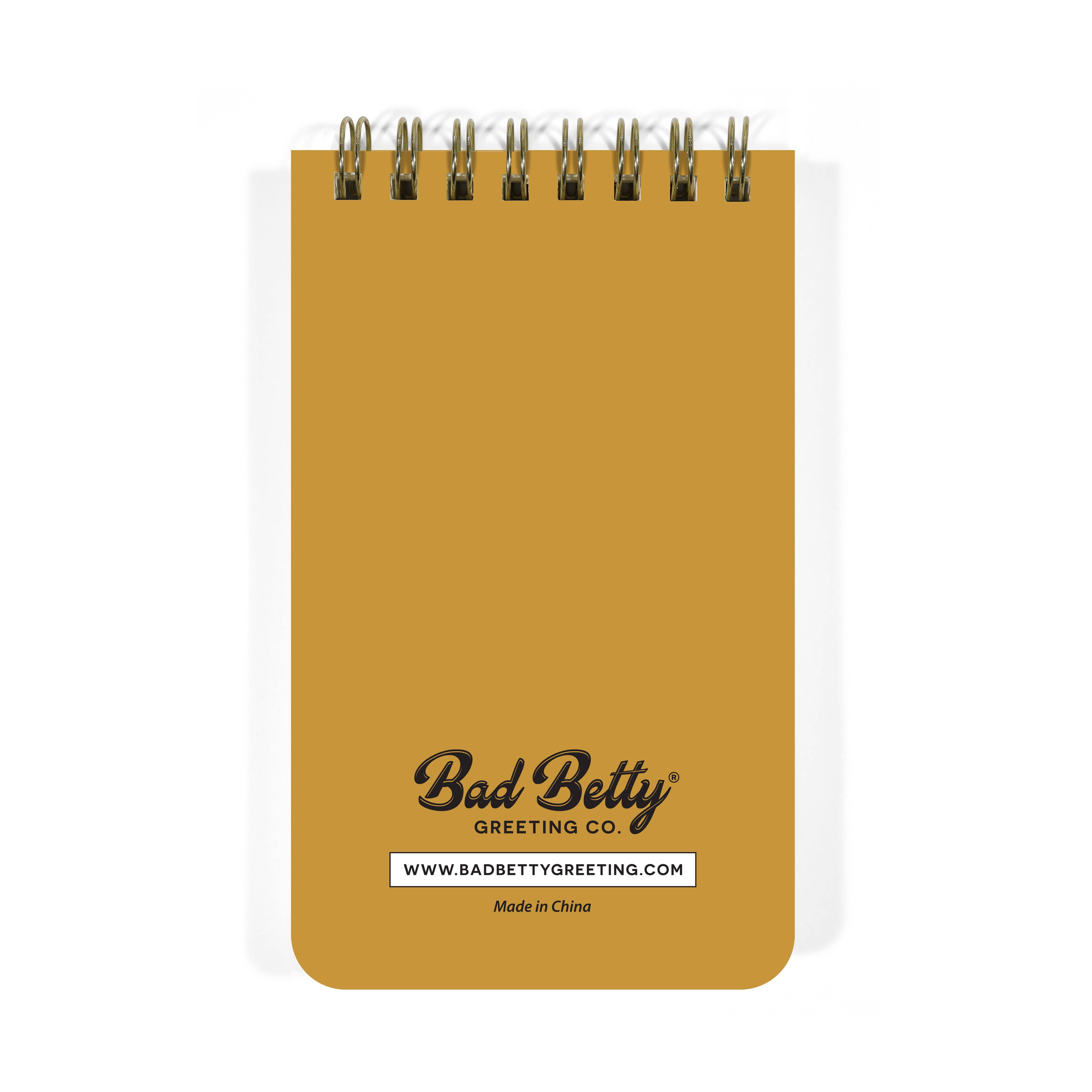 COULDA, WOULDA, SHOULDA, DIDN'T - 3X5 SPRIAL NOTEPAD
