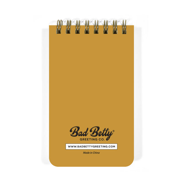 COULDA, WOULDA, SHOULDA, DIDN'T - 3X5 SPRIAL NOTEPAD