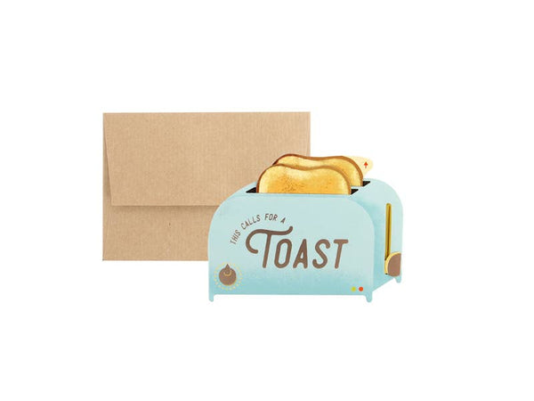 TOASTER / CHEERS POP-UP GREETING CARD