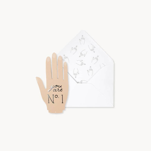 NUMBER ONE PUP-UP CARD