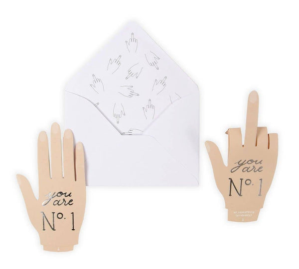NUMBER ONE PUP-UP CARD