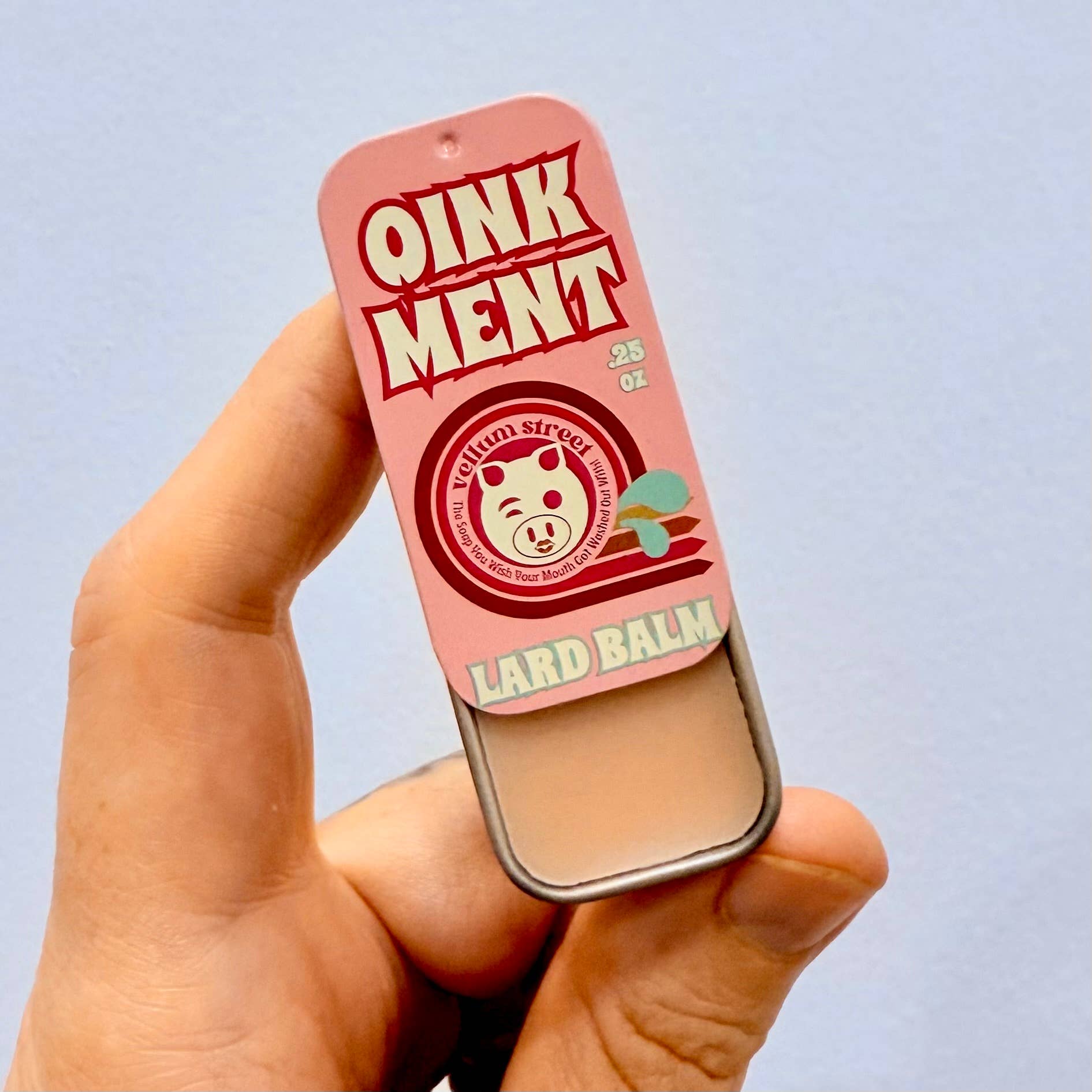 OINK MENT LARD SALVE TIN