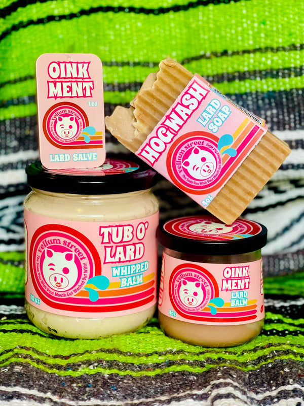OINK MENT LARD SALVE TIN
