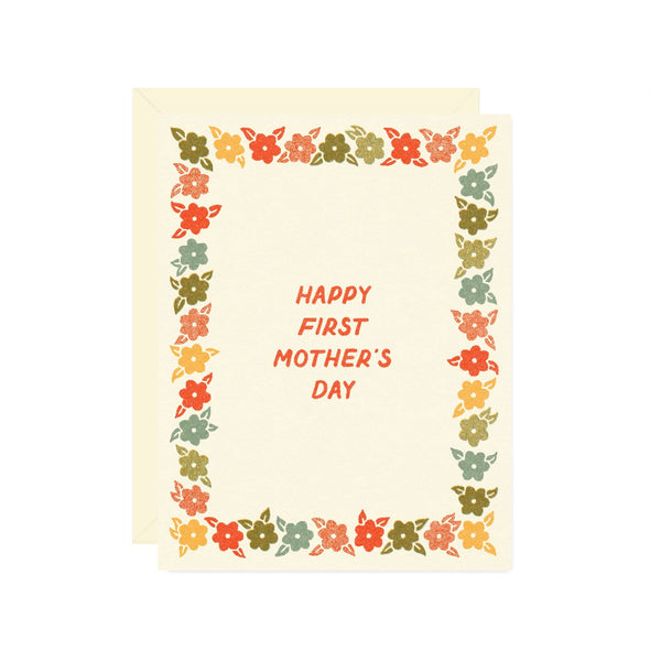HAPPY FIRST MOTHER'S DAY GREETING CARD
