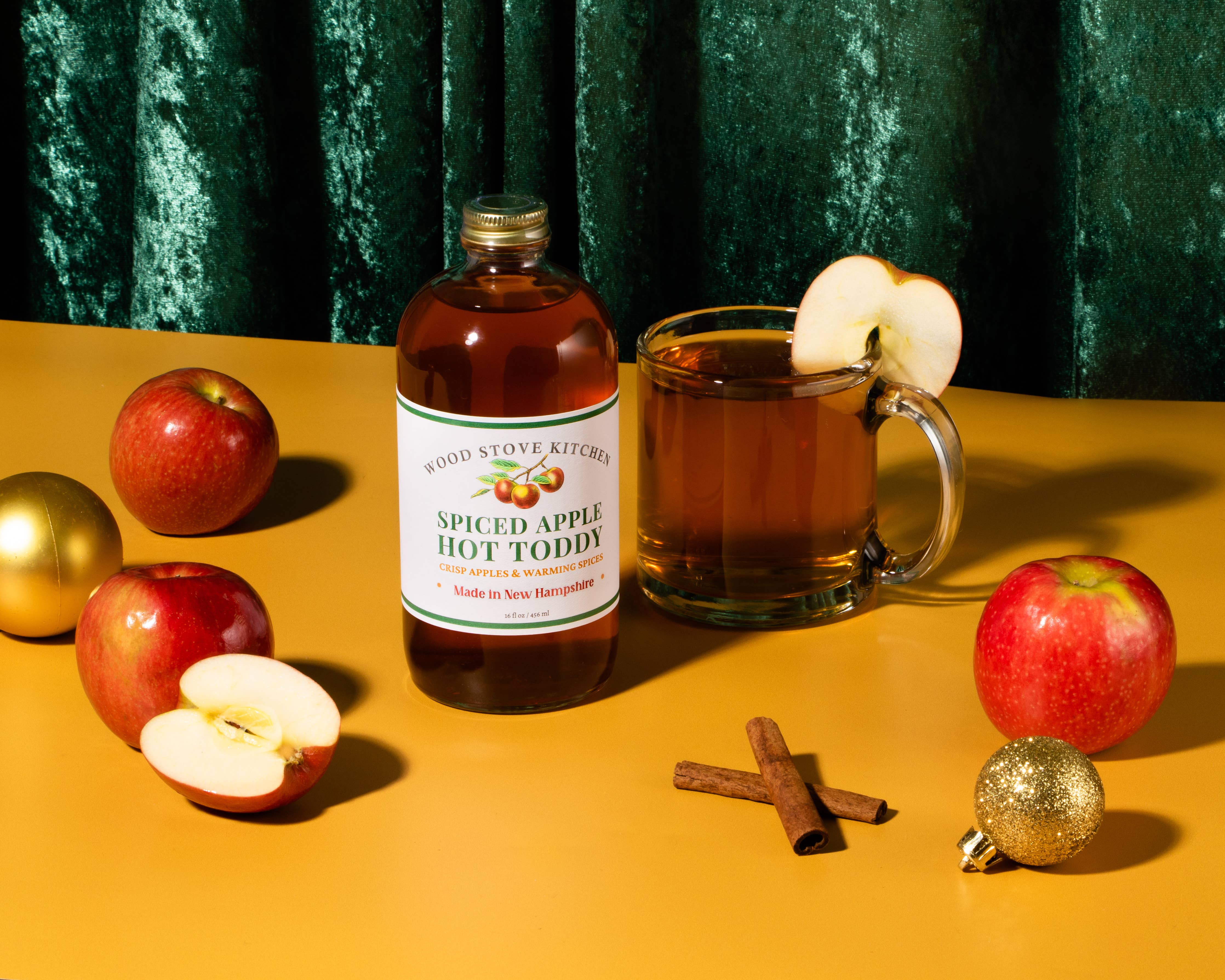 SPICED APPLE HOT TODDY, 16 FL OZ - COCKTAIL MIXER AND MOCKTAIL