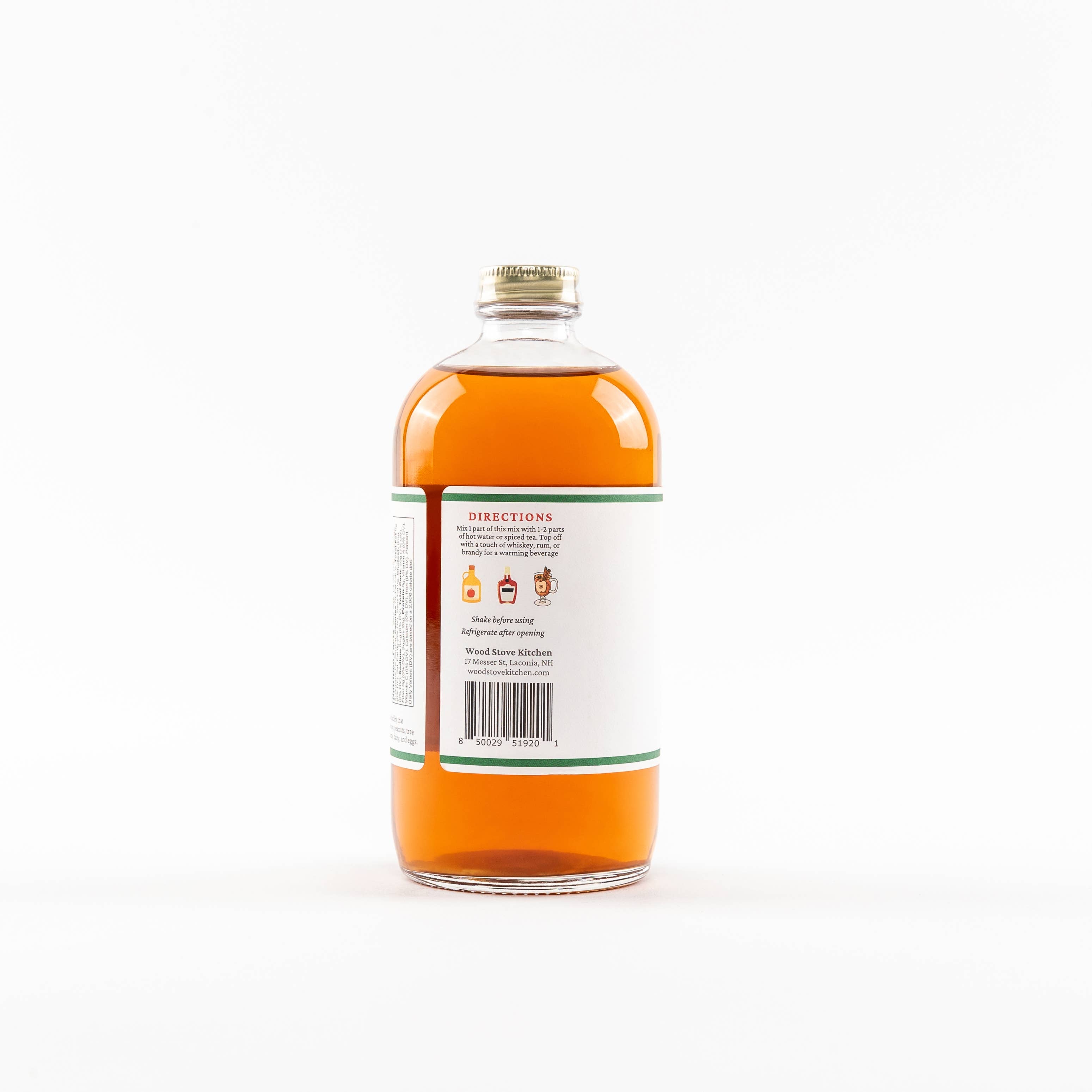 SPICED APPLE HOT TODDY, 16 FL OZ - COCKTAIL MIXER AND MOCKTAIL