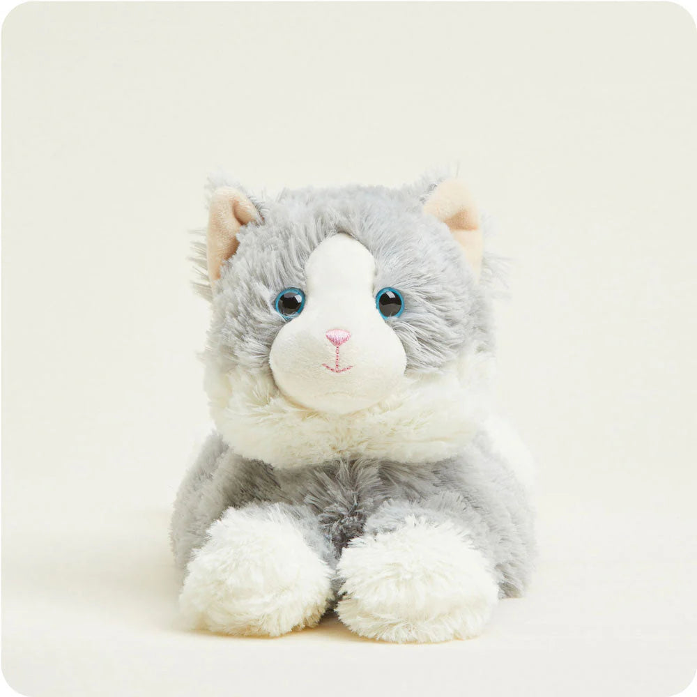 GRAY LAYING DOWN CAT WARMIE