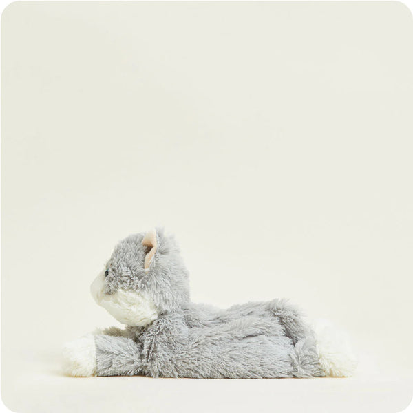 GRAY LAYING DOWN CAT WARMIE
