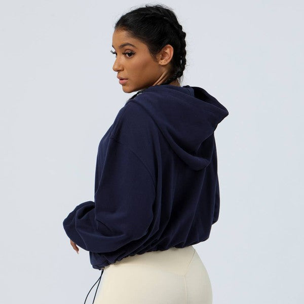 WELL-IN VOGUE DRIFT FULL-SIP HOODED SWEATSHIRT