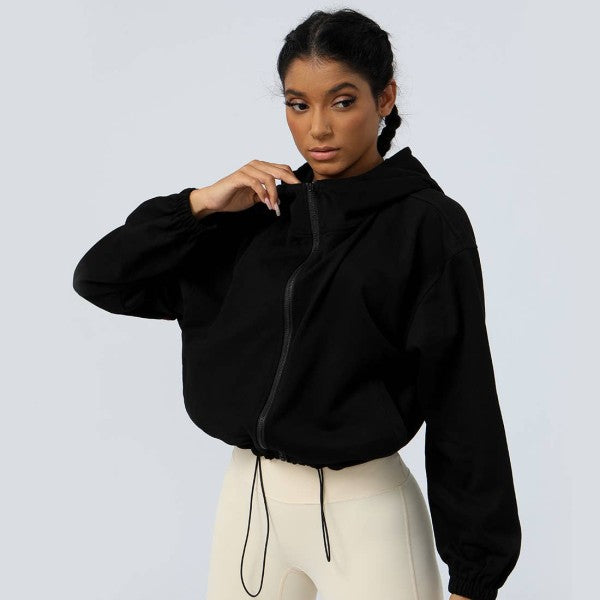 WELL-IN VOGUE DRIFT FULL-SIP HOODED SWEATSHIRT