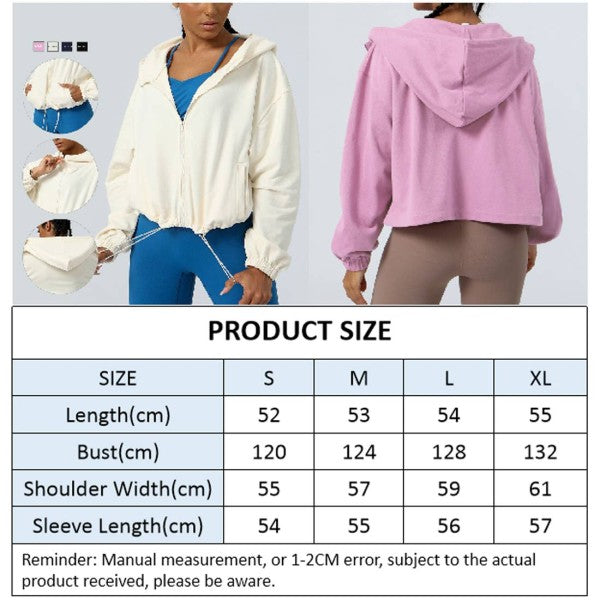 WELL-IN VOGUE DRIFT FULL-SIP HOODED SWEATSHIRT