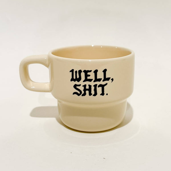 WELL, SHIT RETRO DINER MUG