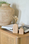 WOOD ARCHED BUD VASES | MADE IN USA: MINI