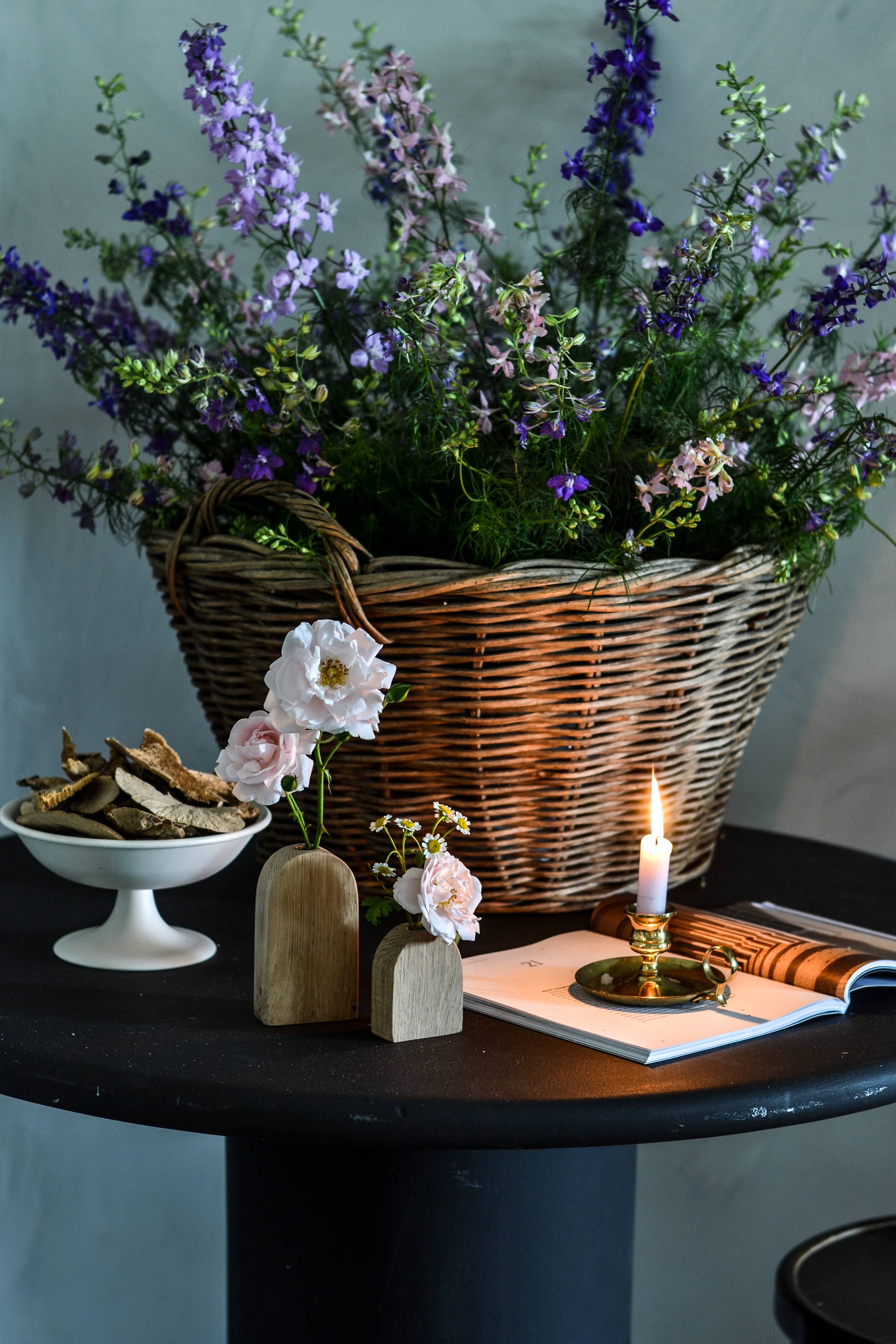 WOOD ARCHED BUD VASES | MADE IN USA: MINI