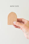 WOOD ARCHED BUD VASES | MADE IN USA: SMALL