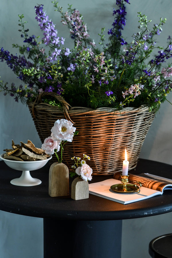 WOOD ARCHED BUD VASES | MADE IN USA: SMALL