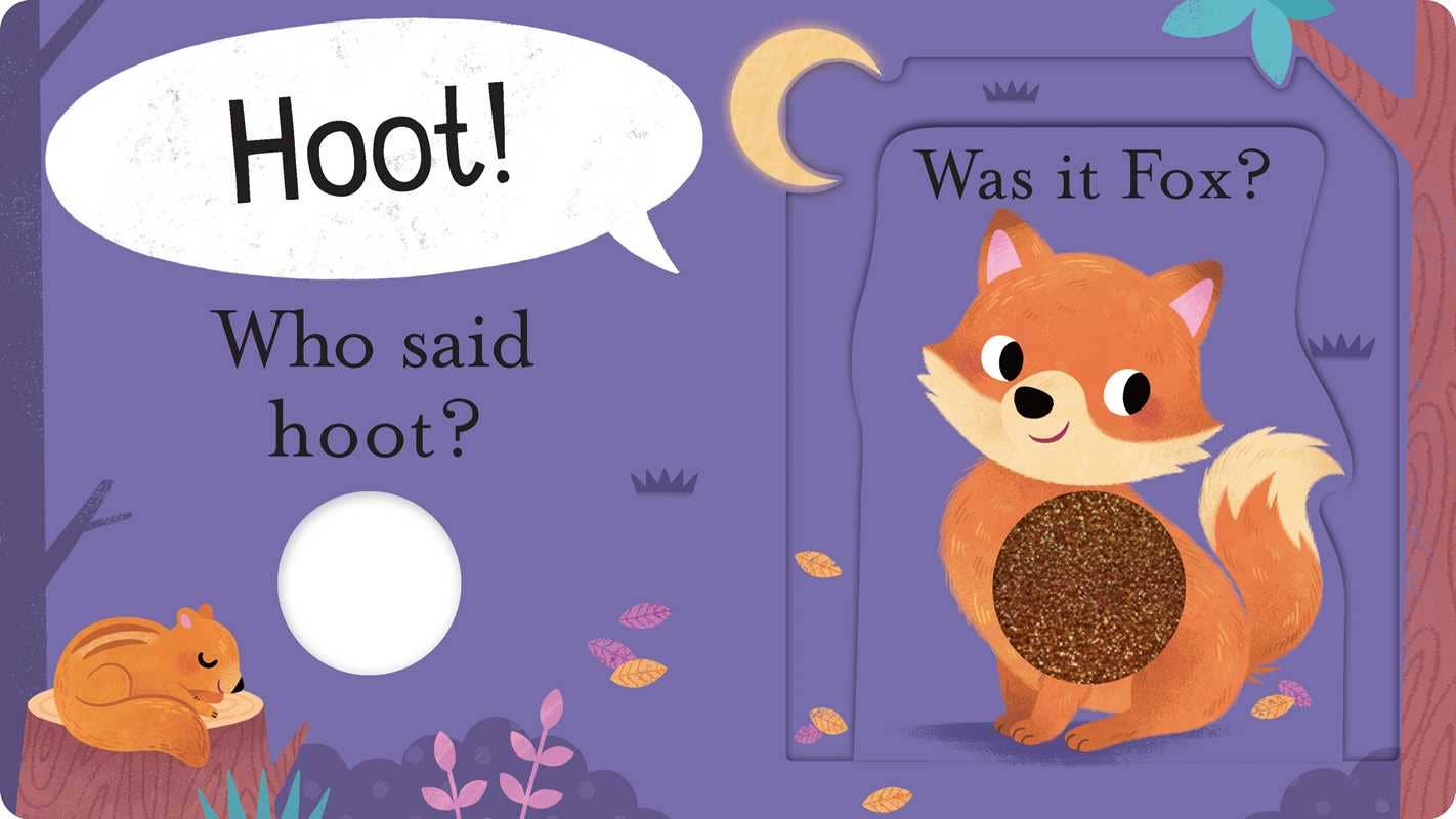 WHO SAID HOOT? BOARD BOOKS; 10 PAGES / ENGLISH