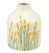 YELLOW CATTAILS VASE