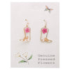 BOTANICAL BOOTS DRIED FLOWER COWBOY BOOT EARRINGS