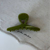 GLOSSY CROSS CLAW CLIP SIMPLE RETRO HAIR GRIP
