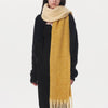 DOUBLE-COLOR FAUX CASHMERE SCARF