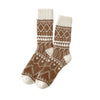 EXTRA THICK FAIR ISLE SLOUCHY SOCKS