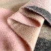 GEOMETRIC FRINGE THICK COLORBLOCK SHAWL SCARF