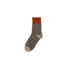 THICK FLEECE STRIPED COLORBLOCK CREW SOCKS