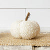 WHITE FABRIC PUMPKIN