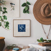 FLOATING FLIGHT | BOTANICAL CYANOTYPE ART PRINT