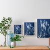 FLOATING FLIGHT | BOTANICAL CYANOTYPE ART PRINT