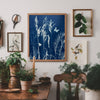 FLOATING FLIGHT | BOTANICAL CYANOTYPE ART PRINT