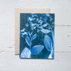 Slow Mornings no. 4 | Botanical Cyanotype Blank Card