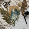 Slow Mornings no. 8 | Botanical Cyanotype Blank Card