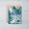 Slow Mornings no. 8 | Botanical Cyanotype Blank Card