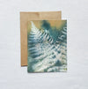 Slow Mornings no. 8 | Botanical Cyanotype Blank Card