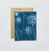 Slow Mornings no. 3 | Botanical Cyanotype Blank Card