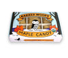 Box of Barred Woods Pure Vermont Maple Candy with owl design on a white background